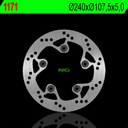 NG TARCZA HAMULCOWA TYŁ KTM DUKE 690/790/890 '08-'22 (240X107,5X5) (5X8,5MM)