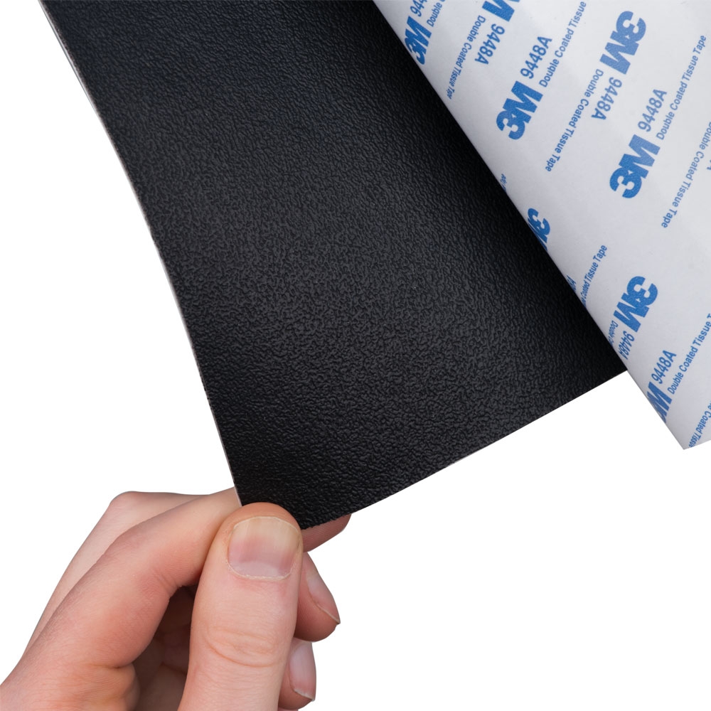 OXFORD NAKLEJKI ZABEZPIECZAJĄCE PLASTIKI W MOTOCYKLU WYMIARY 375MM X 300MM KOLOR CZARNY