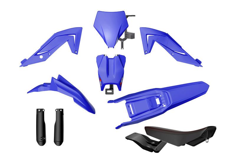 RACETECH (RTECH) KOMPLET PLASTIKÓW Z OSŁONAMI TELESKOPÓW I SIEDZENIEM TALARIA STING MX4 / MX5 / TL 4000 / 5500 '23-'25 KOLOR NIE