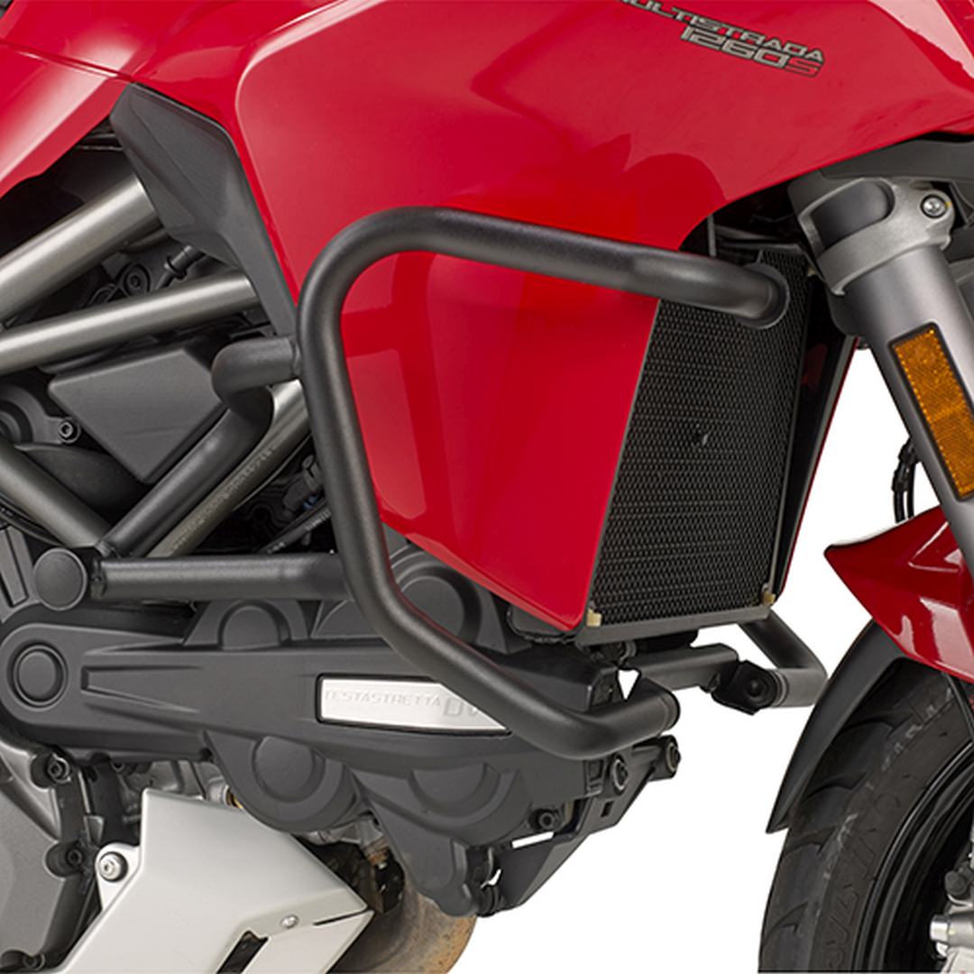 KAPPA GMOLE OSŁONY SILNIKA DUCATI MULTISTRADA 1200 (15-18), 1260 (18-20), 950 (17-18), 950S (19) CZARNE