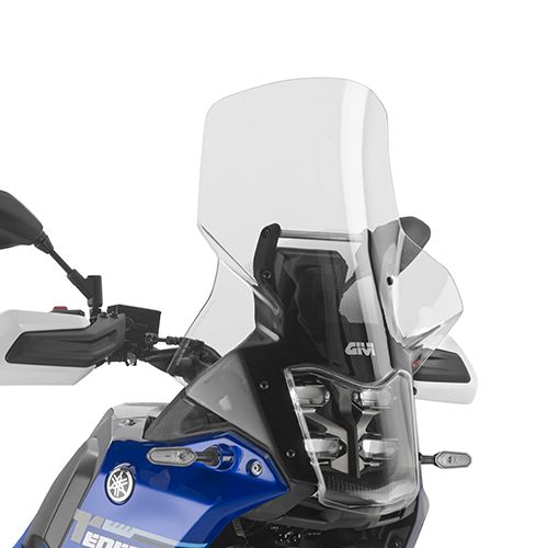 KAPPA SZYBA YAMAHA TENERE 700 '25-'26 (62,5 X 44,5 CM) Z OSŁONĄ PRZEDNIEGO REFLEKTORA PRZEZROCZYSTA (13,5 CM WYŻSZA NIŻ ORYGINAŁ