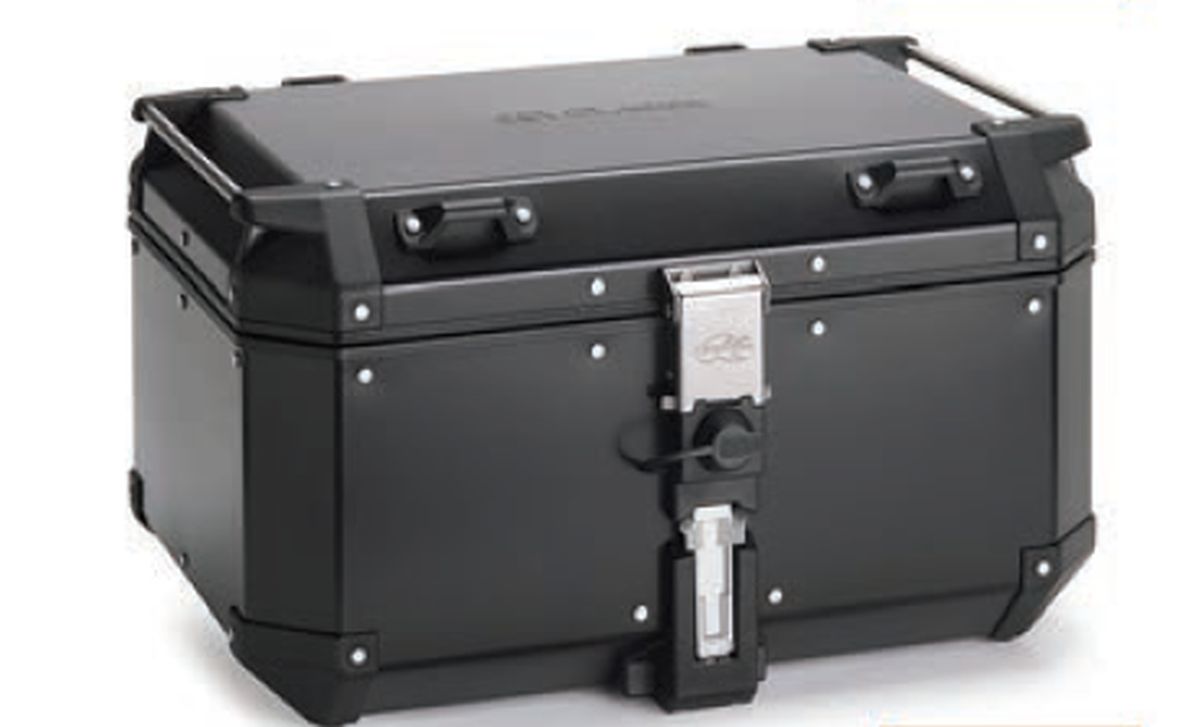 KAPPA KUFER CENTRALNY 58L MONOKEY KVG580B K'VOYAGER ALUMINIOWY KOLOR CZARNY ANODOWANY BLACK LINE