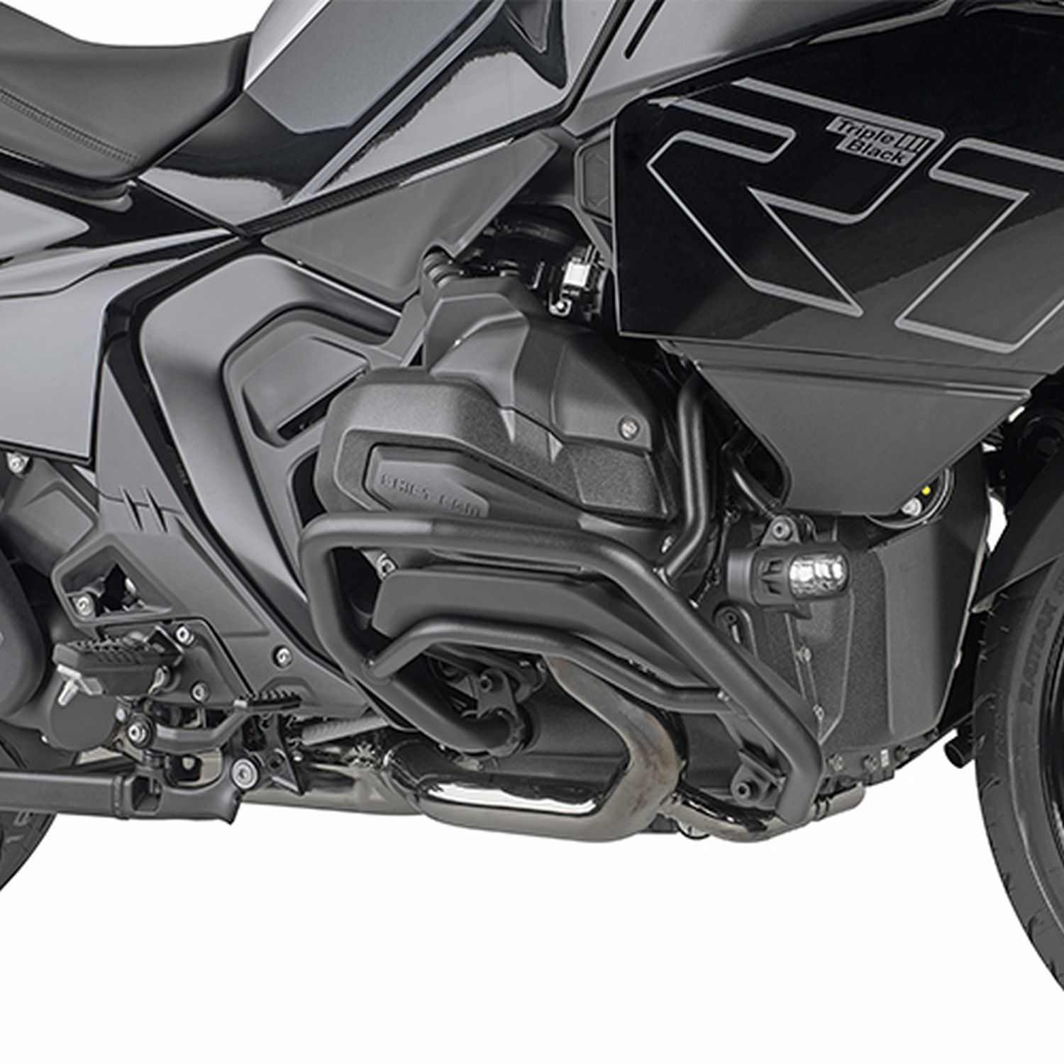 KAPPA GMOLE OSŁONY SILNIKA BMW R 1300 RT '26-, KOLOR CZARNY