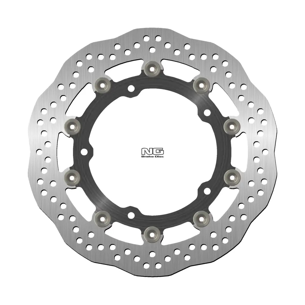 NG TARCZA HAMULCOWA PRZÓD KAWASAKI Z 650 '17-'25, Z 900 '16-'20 (300X142,2X5,0MM) (5X10,5MM) PŁYWAJĄCA WAVE (ŚRODEK ALUMINIOWY) 