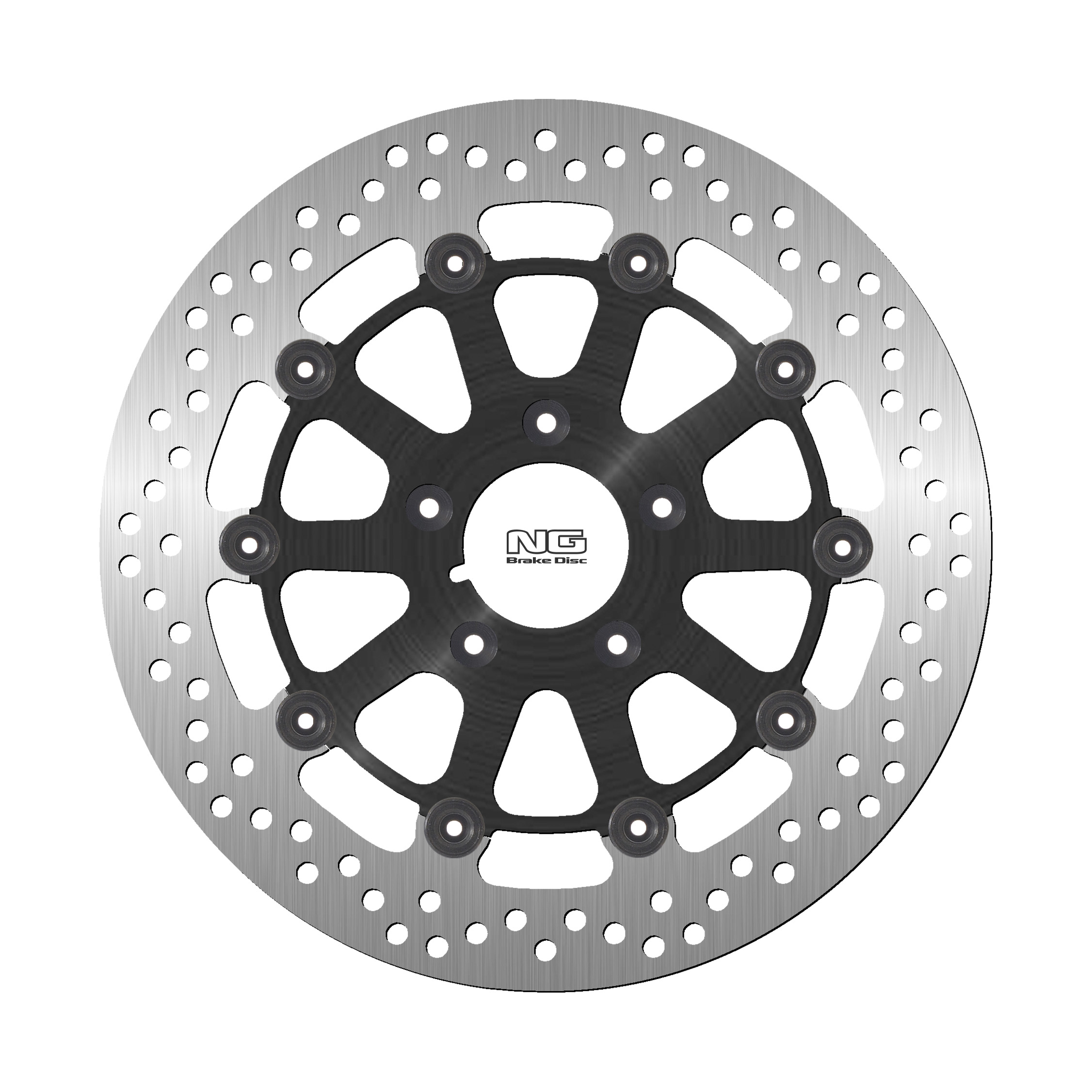 NG TARCZA HAMULCOWA PRZÓD HARLEY DAVIDSON 883/1200/1450/1584/1690/1800 (PŁYWAJĄCA) (300X56,3X5) (5X8,5MM) - ZASTĘPUJE NG1248F - 