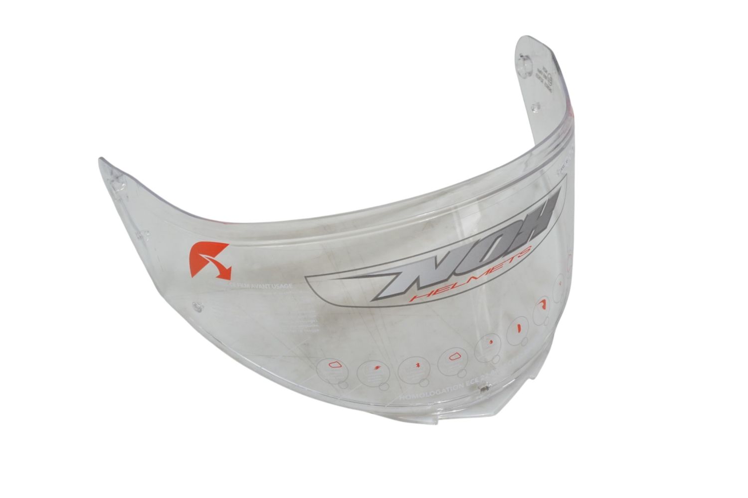 NOX CZĘŚCI WIZJER/SZYBKA/SZYBA DO KASKU N402 KOLOR PRZEŹROCZYSTY (CLEAR)