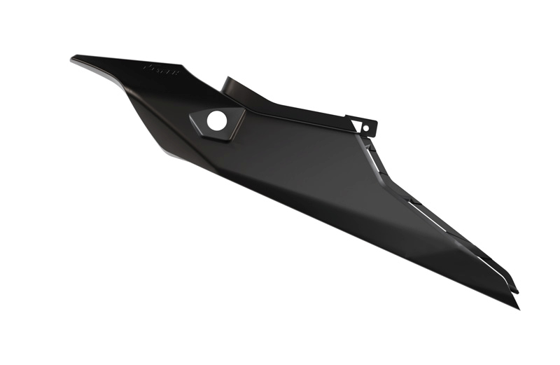 RACETECH (RTECH) BOCZKI TYLNE REVOLUTION HONDA XL 750 TRANSALP '23-'25 KOLOR CZARNY - TYLKO DO MONTAŻU Z SIEDZENIEM RACETECH CSA