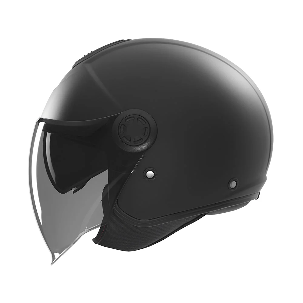 NOX KASK OTWARTY JET Z BLENDĄ N182 SOLID KOLOR CZARNY MAT