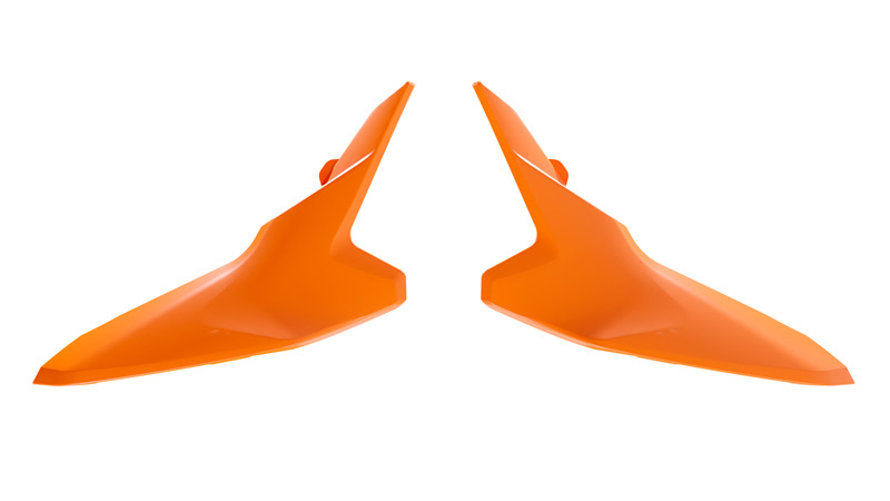 RACETECH (RTECH) BOCZKI TYLNE KTM SX 65 '24-'26 KOLOR POMARAŃCZOWY