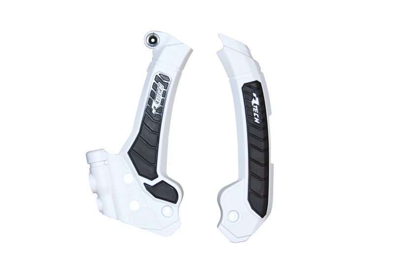 RACETECH (RTECH) OSŁONY RAMY (KOMPLET) BI-MATERIAL SUPER GRIP HUSQVARNA FC 250 / 450 '22-23, FS 450 '23-24, TC / FC 125 / 250 / 