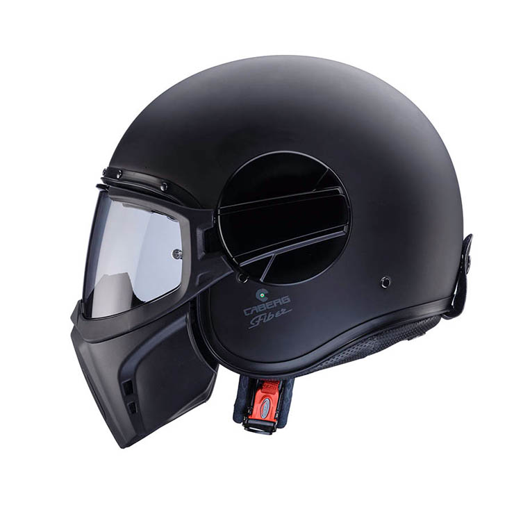 CABERG KASK OTWARTY JET MODEL GHOST X SOLID KOLOR CZARNY MAT