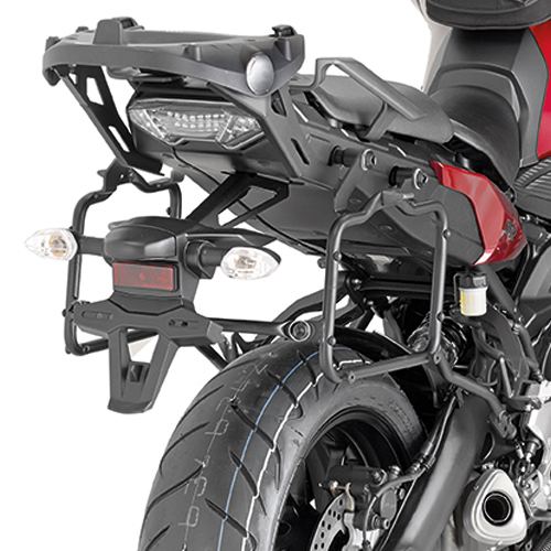 KAPPA STELAŻ KUFRÓW BOCZNYCH SZYBKIEGO MONTAŻU MONOKEY YAMAHA MT 09 850 TRACER '15-'17 - RÓWNIEŻ POD KUFRY MONOKEY KMS K'MISSION