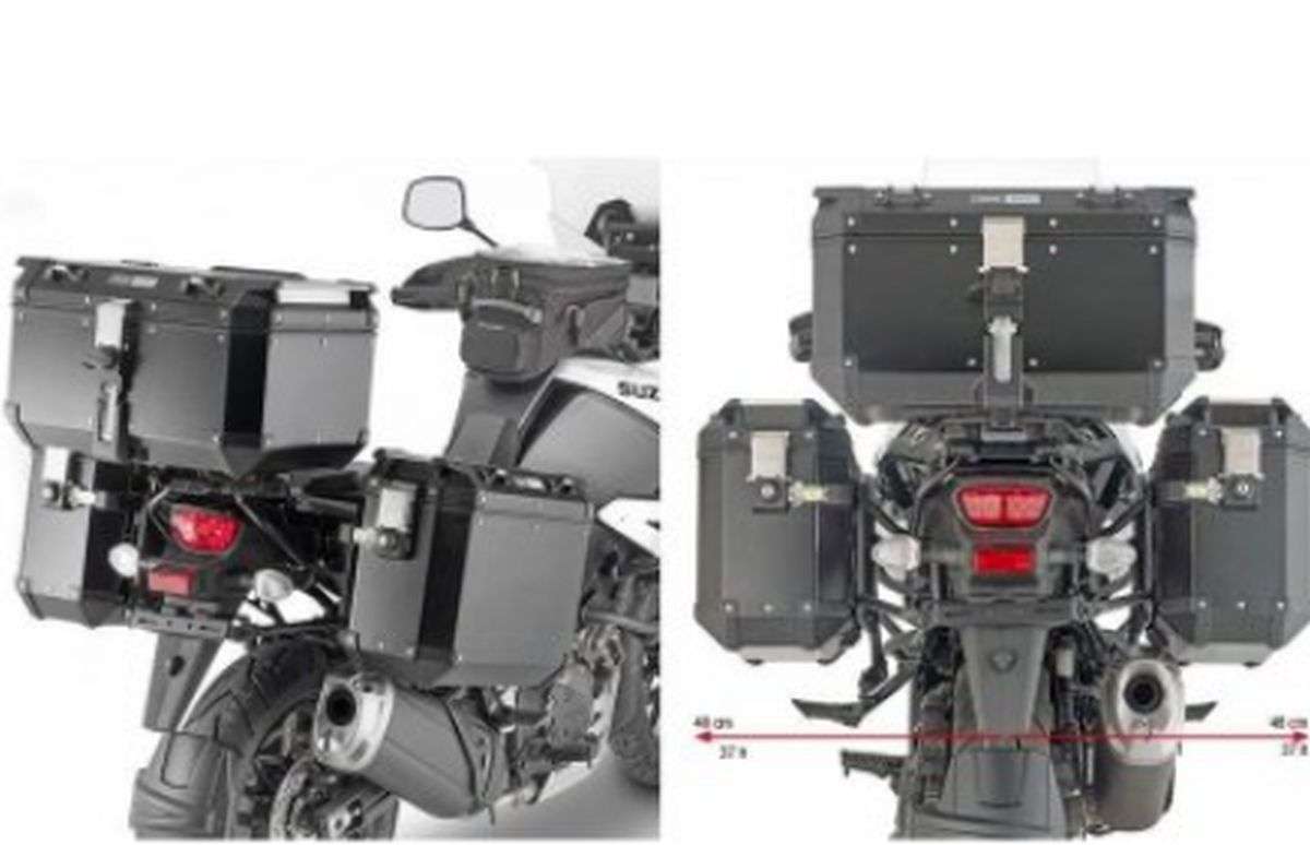 KAPPA STELAŻ KUFRÓW BOCZNYCH MONOKEY CAM SIDE SUZUKI V-Strom 1050 XT/DE/SE '20-'25, - POD KUFRY KFR K'FORCE ORAZ KVG K'VOYAGER A