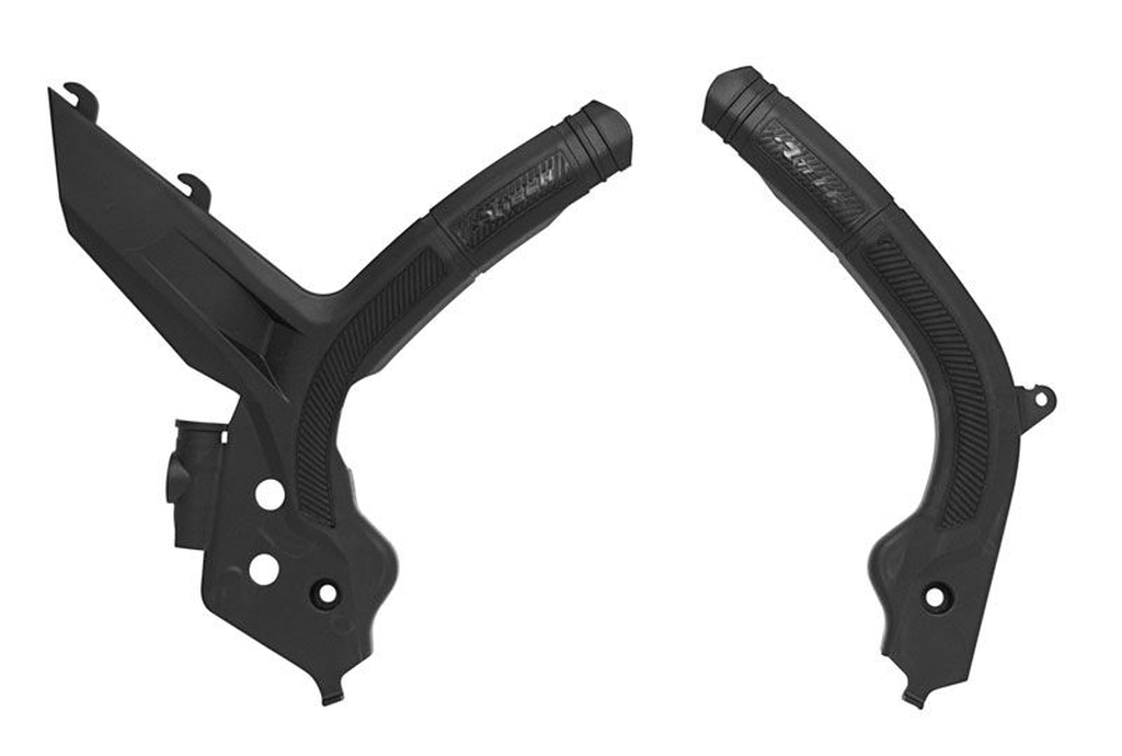 RACETECH (RTECH) OSŁONY RAMY (KOMPLET) BI-MATERIAL SUPER GRIP KTM SX 125/150/250 '19-'22, SXF 250/350/450 '19-'22, EXC/EXCF 150/