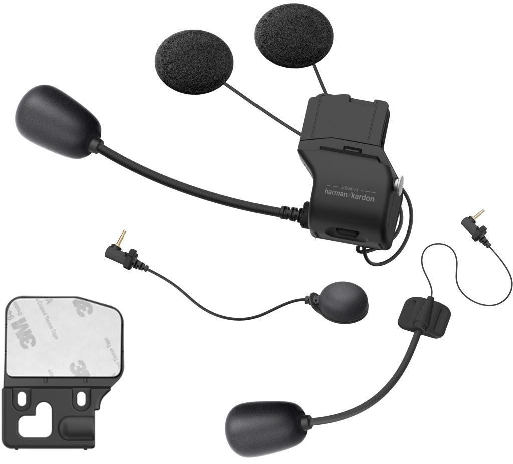 SENA ZESTAW MONTAŻOWY ( MOCOWANIE ) INTERKOMU 50S, 30K, 20S-EVO Z SYSTEMEM AUDIO HARMAN KARDON Z UNIWERSALNYM ZESTAWEM MIKROFONÓ