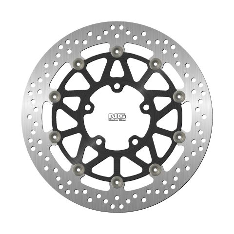 NG TARCZA HAMULCOWA PRZÓD KAWASAKI ZX-6R 636 '16-20 (310X80X5MM) (5X10,5MM) PŁYWAJĄCA (ŚRODEK ALUMINIOWY)