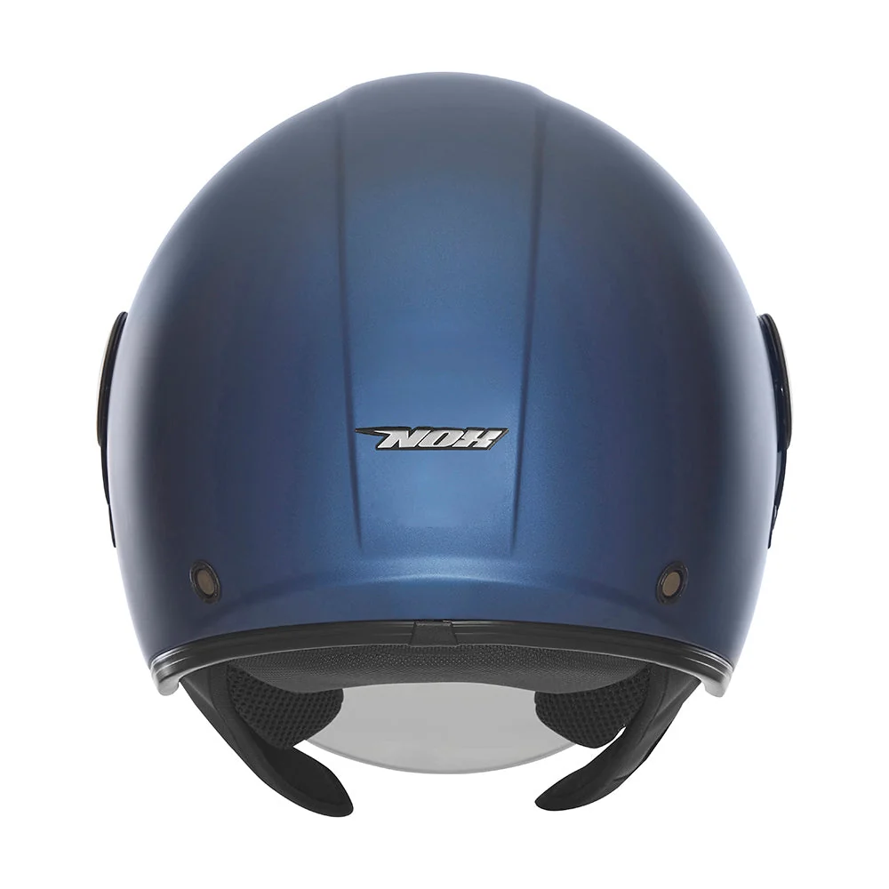 NOX KASK OTWARTY JET Z BLENDĄ N182 KOLOR NIEBIESKI MAT