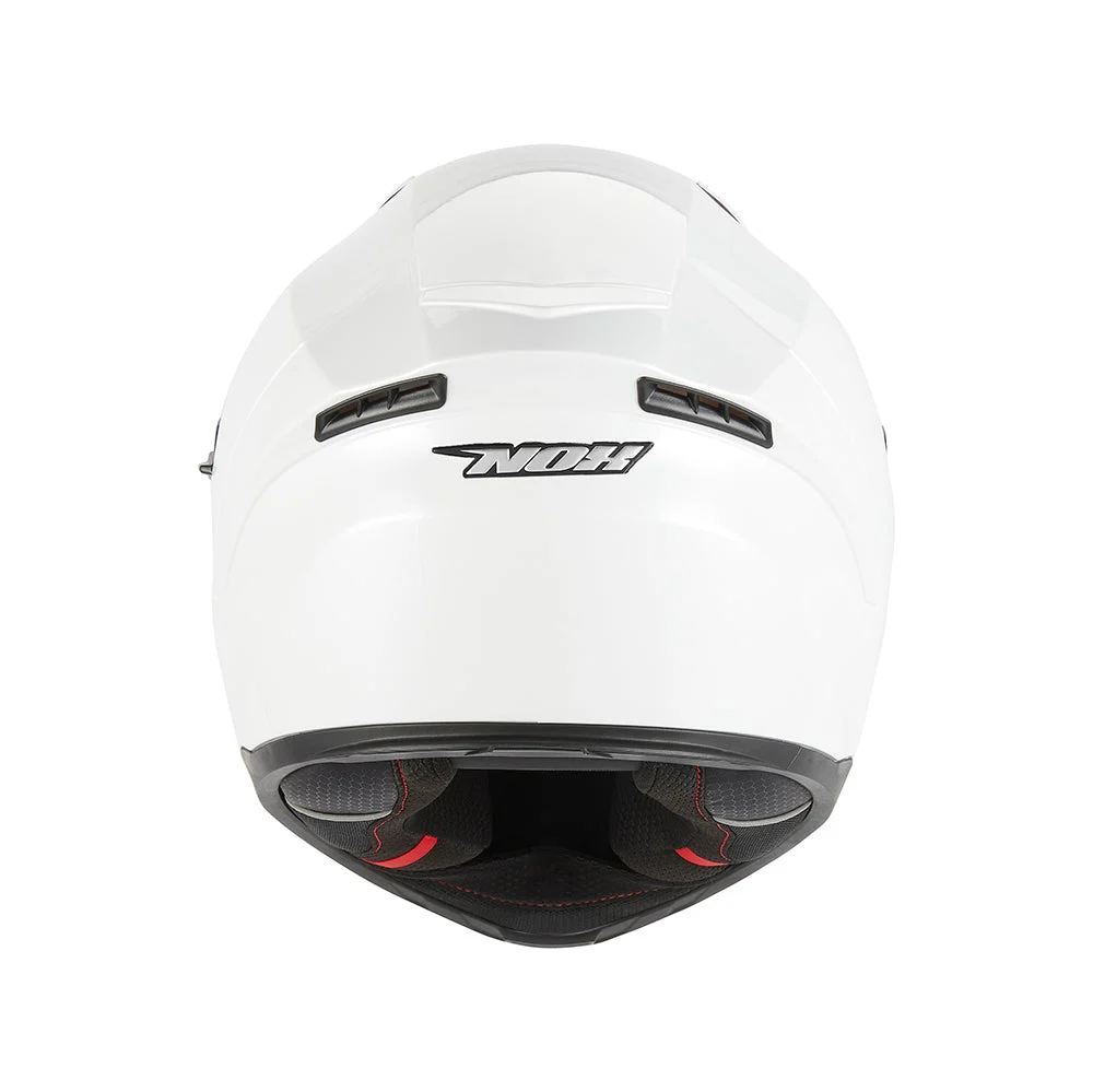 NOX KASK INTEGRALNY (FULL FACE) Z BLENDĄ N402 SOLID KOLOR BIAŁY POŁYSK