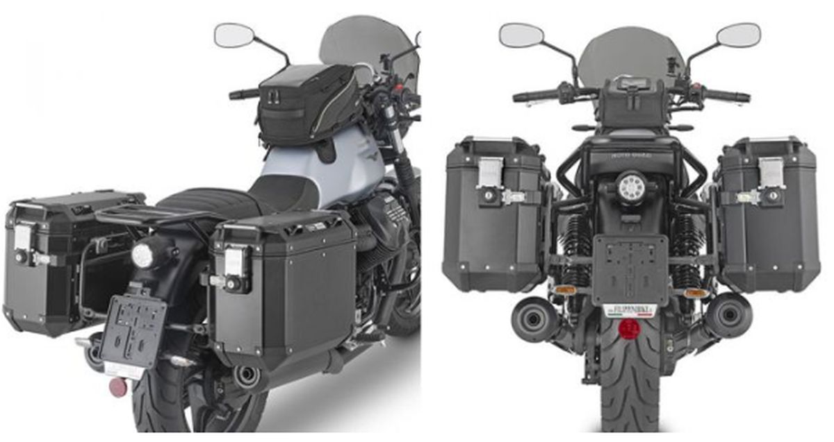 KAPPA STELAŻ KUFRÓW BOCZNYCH MONOKEY CAM SIDE MOTO GUZZI V7 STONE '21-'25 - POD KUFRY KFR K'FORCE ORAZ KVG K'VOYAGER ALU