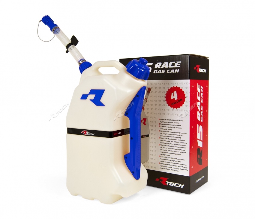 RACETECH (RTECH) KANISTER DO SZYBKIEGO TANKOWANIA MOTOCYKLA 15L KOLOR NIEBIESKI