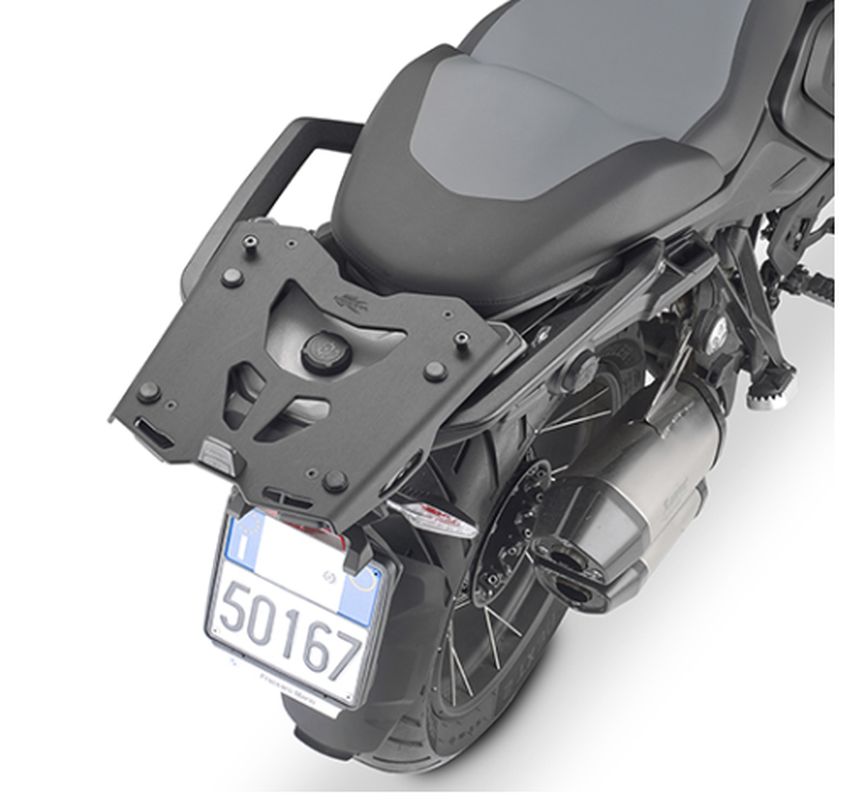 KAPPA STELAŻ (PŁYTA ALUMINIOWA) KUFRA CENTRALNEGO MONOKEY BMW R 1300 GS '24-'25 R 13000 GS ADVENTURE '25 c 400 GT '25 KOLOR CZAR