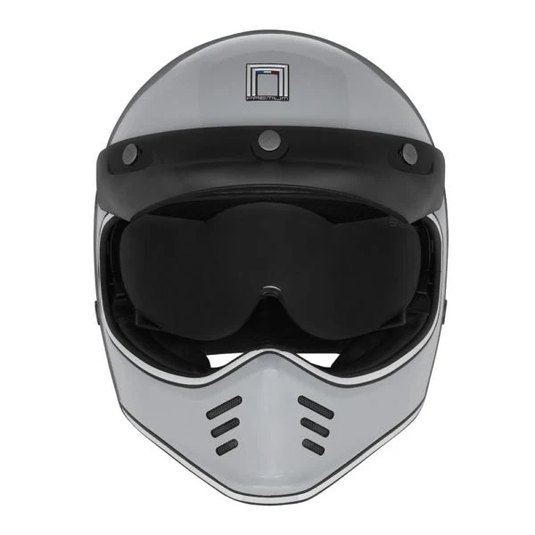 NOX PREMIUM KASK INTEGRALNY (FULL FACE) SEVENTY II SOLID KOLOR SZARY POŁYSK