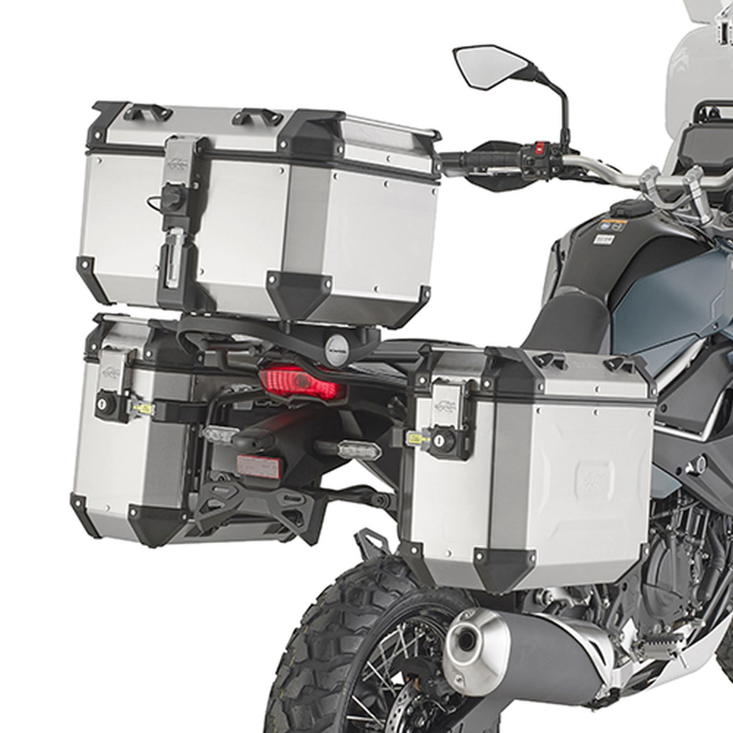 KAPPA 2026/07 STELAŻ KUFRÓW BOCZNYCH MONOKEY CAM SIDE KAWASAKI KLE 500 / SE '26-, - POD KUFRY KFR K'FORCE ORAZ KVG K'VOYAGER ALU