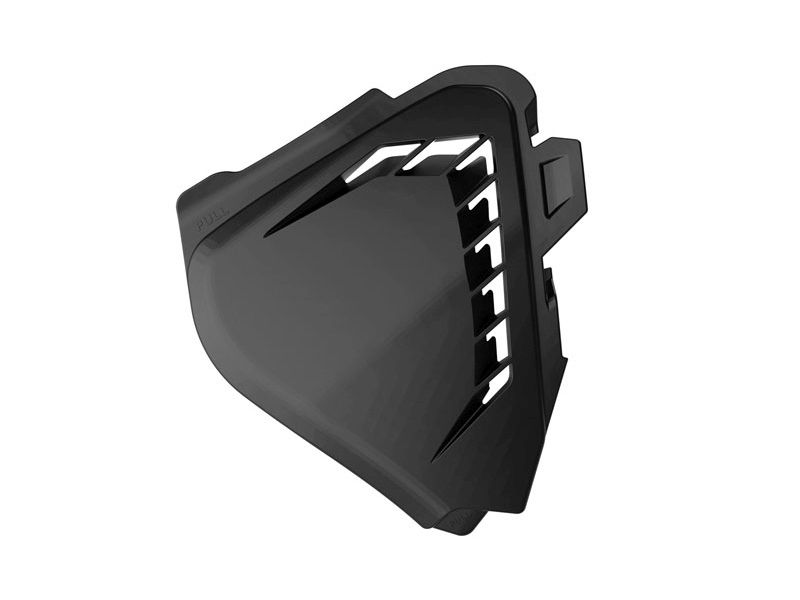 RACETECH (RTECH) LEWA POKRYWA FILTRA POWIETRZA (AIRBOXA) TRIUMPH TF 250 X '24-'26, 450 RC '25-'26 KOLOR CZARNY