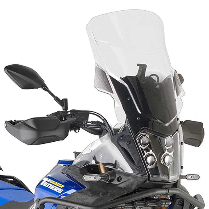 KAPPA SZYBA YAMAHA TENERE 700 WORLD RAID '22-'25, 52 X 43 CM (WYS. X SZER) PRZEZROCZYSTA - WYCOFANY Z OFERTY