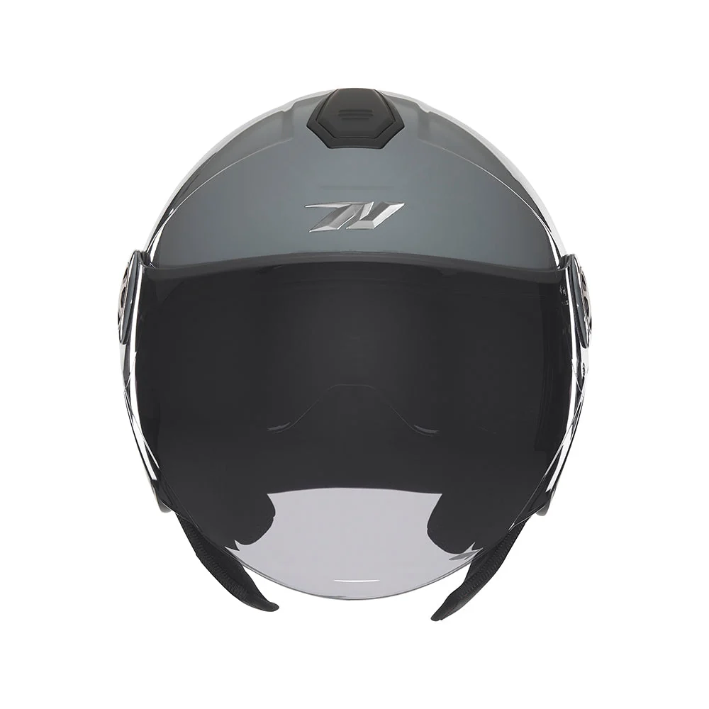 NOX KASK OTWARTY JET Z BLENDĄ N182 SOLID KOLOR SZARY POŁYSK