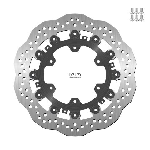 NG TARCZA HAMULCOWA PRZÓD BMW K1100LT/RS '89-00, R1100GS/R '93-94, R1100R/RT/RS '92-01 (305x118x5MM) (6X9,0MM) WAVE PŁYWAJĄCA