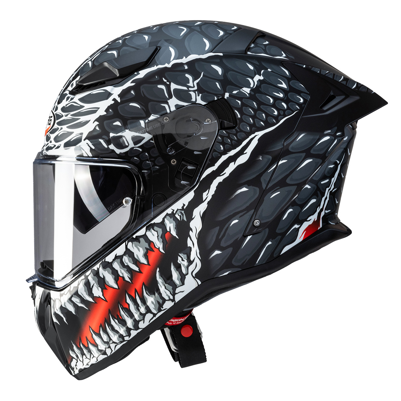 CABERG KASK INTEGRALNY Z BLENDĄ MODEL DRIFT EVO II CROK KOLOR CZARNY/BIAŁY/CZERWONY MAT (PINLOCK W ZESTAWIE)