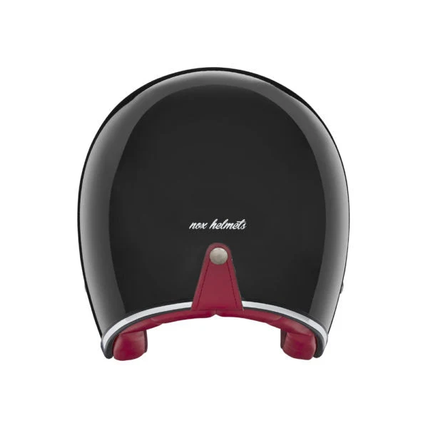 NOX KASK OTWARTY JET N243 SOLID KOLOR CZARNY POŁYSK