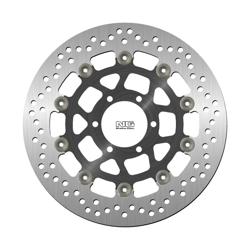 NG TARCZA HAMULCOWA PRZÓD YAMAHA TZ 250 '93, TZR 250'90-'96, FZR 250/400 '89-'94 (280X64X5MM) (6X8,25MM) (ŚRODEK ALUMINIOWY)