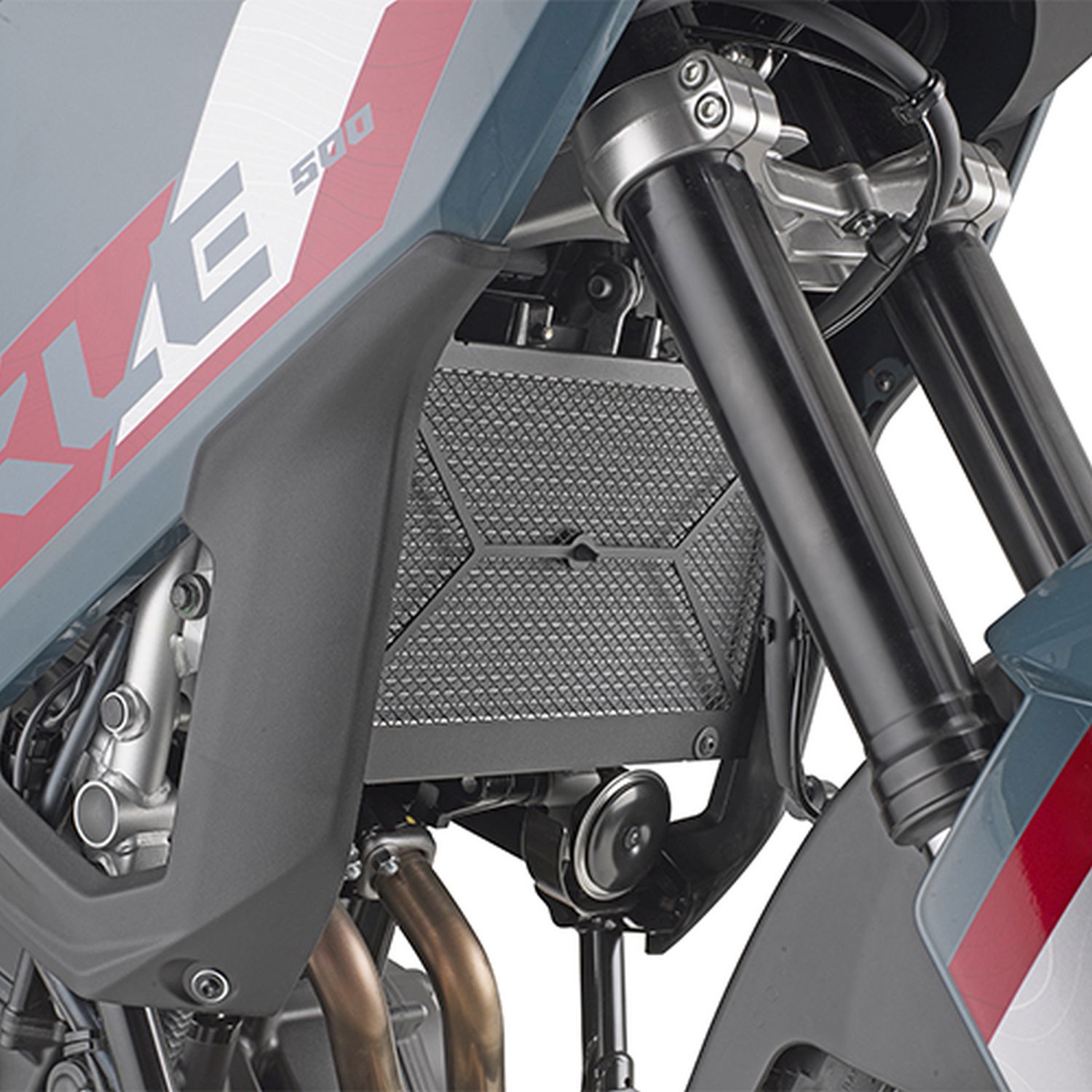 KAPPA 2026/09 OSŁONA CHŁODNICY KAWASAKI KLE 500 / SE '26, KOLOR CZARNY
