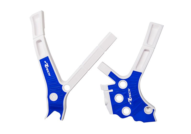 RACETECH (RTECH) OSŁONY RAMY (KOMPLET) BI-MATERIAL SUPER GRIP YAMAHA YZ 125 / 250 '05-'24, FANTIC XE / XX 125 / 250 / 300 '21-'2