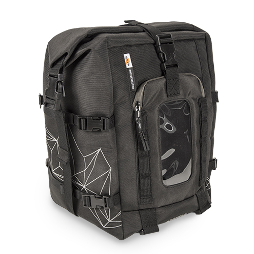 KAPPA TORBA NA ZBIORNIK / BAK (TANKBAG) MAGNETYCZNA LUB PLECAK 20L KOLOR CZARNY (INSPIRING ADVENTURE)