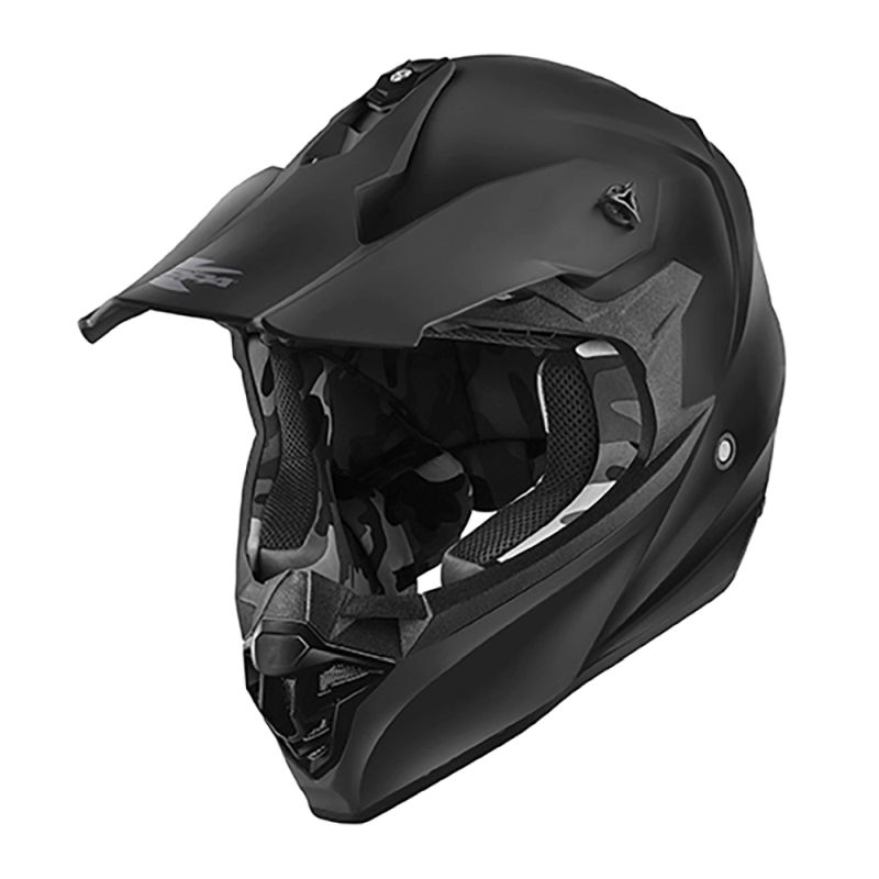 KAPPA KASK KV49 EVO SOLID CROSS KOLOR CZARNY MATT ( HOMOLOGACJA ECE 22R06 )