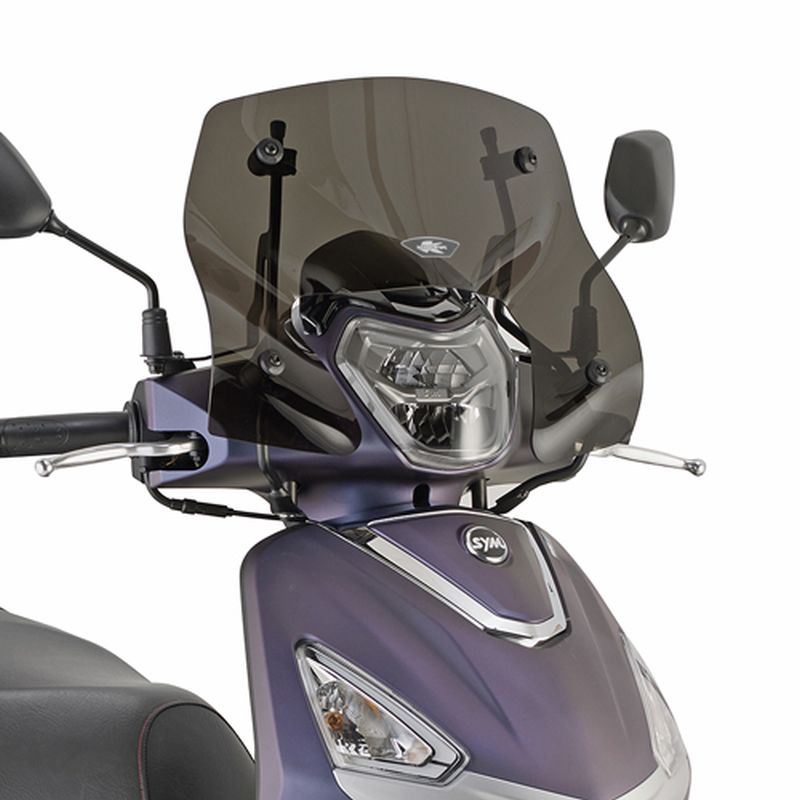 KAPPA SZYBA SYM HD 300 '19-'24, SYMPHONY 125 '20-'24, PIAGGIO MEDLEY 125 / 150 / S '20-'24, 19 X 44 CM PRZYCIEMNIONA