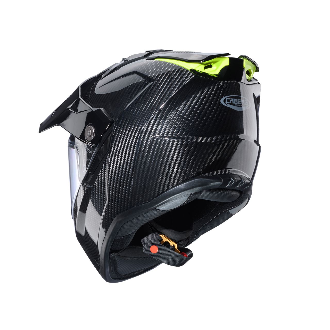 CABERG KASK OFFROAD / TRAIL / ADVENTURE DUOSPORT (DUAL) TANAMI CARBON Z SZYBKĄ I BLENDĄ KOLOR KARBON (PINLOCK W ZESTAWIE)