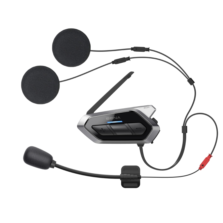 SENA INTERKOM MOTOCYKLOWY 50R QUANTUM MESH 2.0 BLUETOOTH 5.0 DO 2000M Z RADIEM FM ORAZ SYSTEMEM AUDIO HARMAN KARDON ( 2 ZESTAWY 