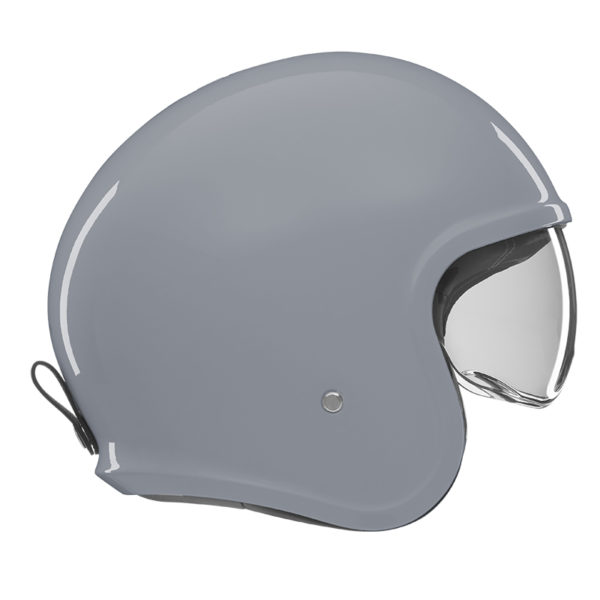 NOX WYPRZEDAŻ PREMIUM KASK OTWARTY JET NEXT SOLID KOLOR SZARY POŁYSK ROZMIAR M (CIEMNA BLENDA)