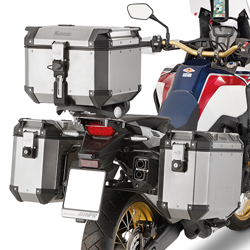 KAPPA STELAŻ KUFRÓW BOCZNYCH SZYBKIEGO MONTAŻU MONOKEY HONDA CRF 1000L AFRICA TWIN (16-17) - RÓWNIEŻ POD KUFRY MONOKEY KMS K'MIS