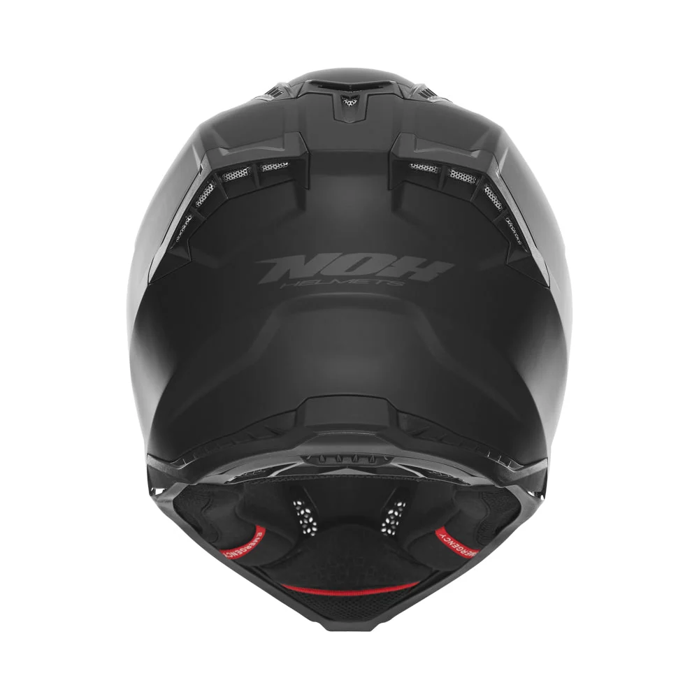 NOX KASK OFF ROAD / CROSS N634 SOLID KOLOR CZARNY MAT
