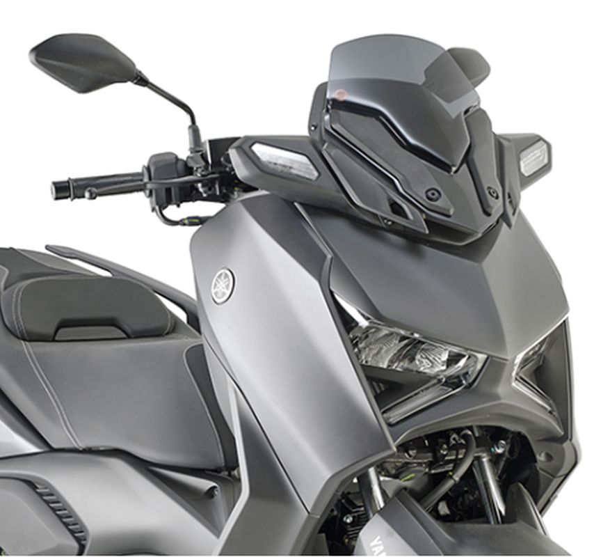 KAPPA SZYBA YAMAHA X MAX 125 '23-'25 XMAX 300 '23-'25, (36 X 29 CM) PRZYCIEMNIANA