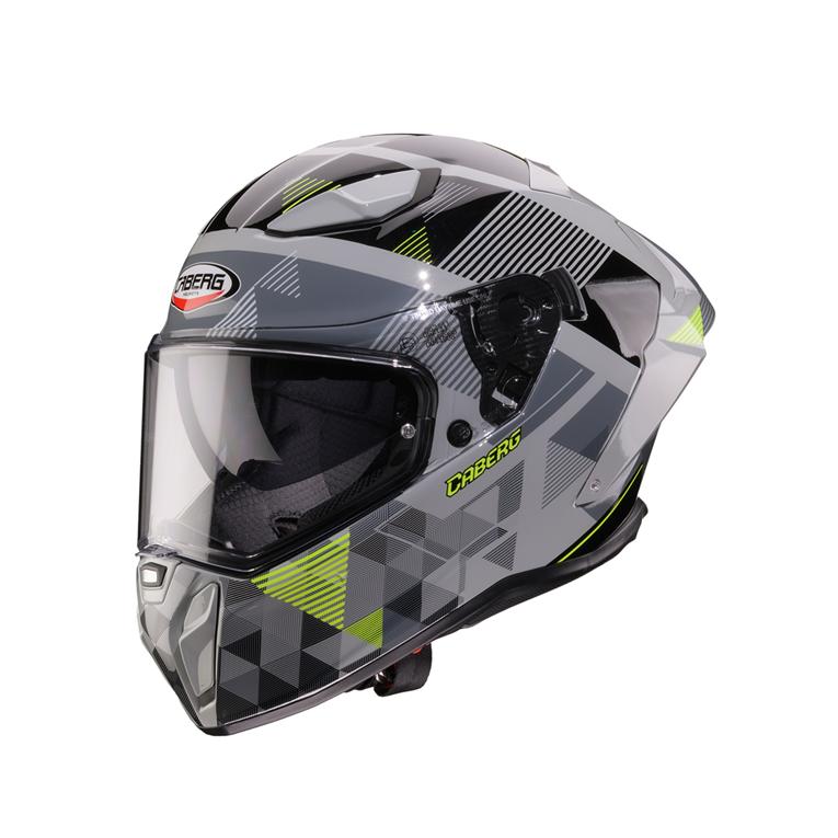 CABERG KASK INTEGRALNY Z BLENDĄ MODEL DRIFT EVO II PRISM KOLOR SZARY/CZARNY/ŻÓŁTY FLUO MAT