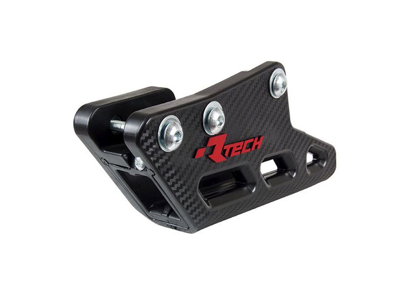 RACETECH (RTECH) PROWADNICA ŁAŃCUCHA KAWASAKI KXF 250 / 450 '09-'25, KLX 450 R '12-'16, KX 250 / 450 X '21-'25 KOLOR CZARNY