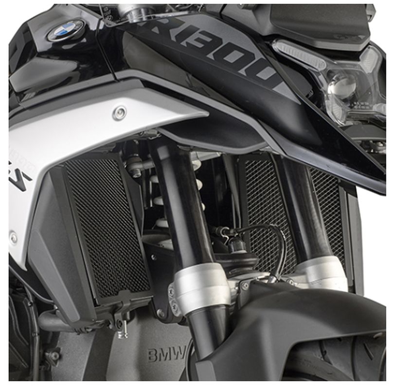 KAPPA OSŁONA CHŁODNICY BMW R 1300 GS '24-'25 R 1300GS ADVENTURE '25 CZARNA (PARA)