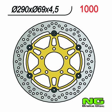 NG TARCZA HAMULCOWA PRZÓD SUZUKI GSF 650 BANDIT / GSX 750F '04-'06, SV 650 '03-'15, VL 1500 INTRUDER M '08-'10, VLR 1800 INTRUDE