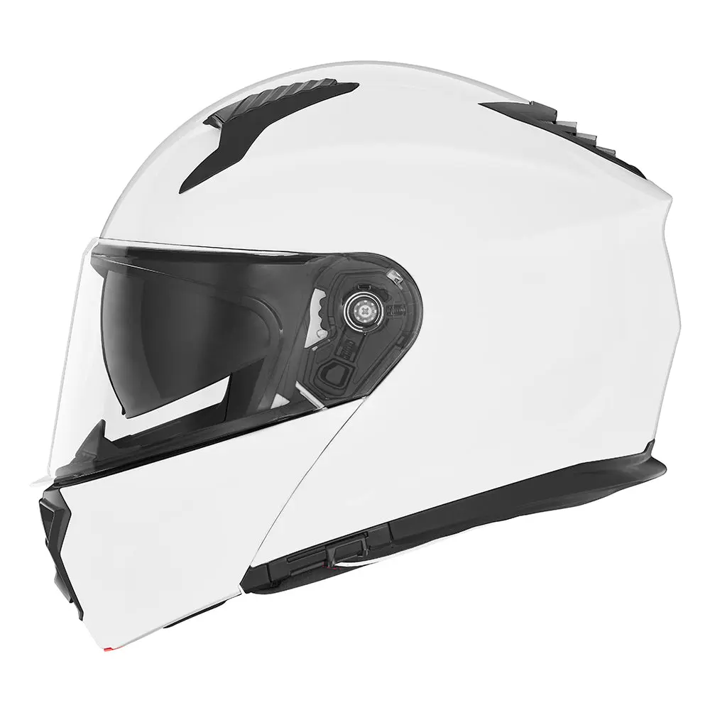 NOX KASK SZCZĘKOWY (FLIP-UP) Z BLENDĄ N968 KOLOR BIAŁY POŁYSK